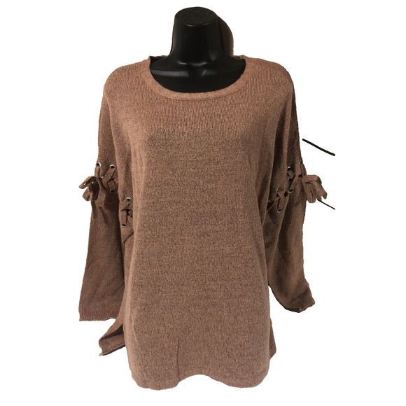 Alison Andrews Womens Sweater Size XL Pink New Long Sleeve Pullover - Picture 1 of 12